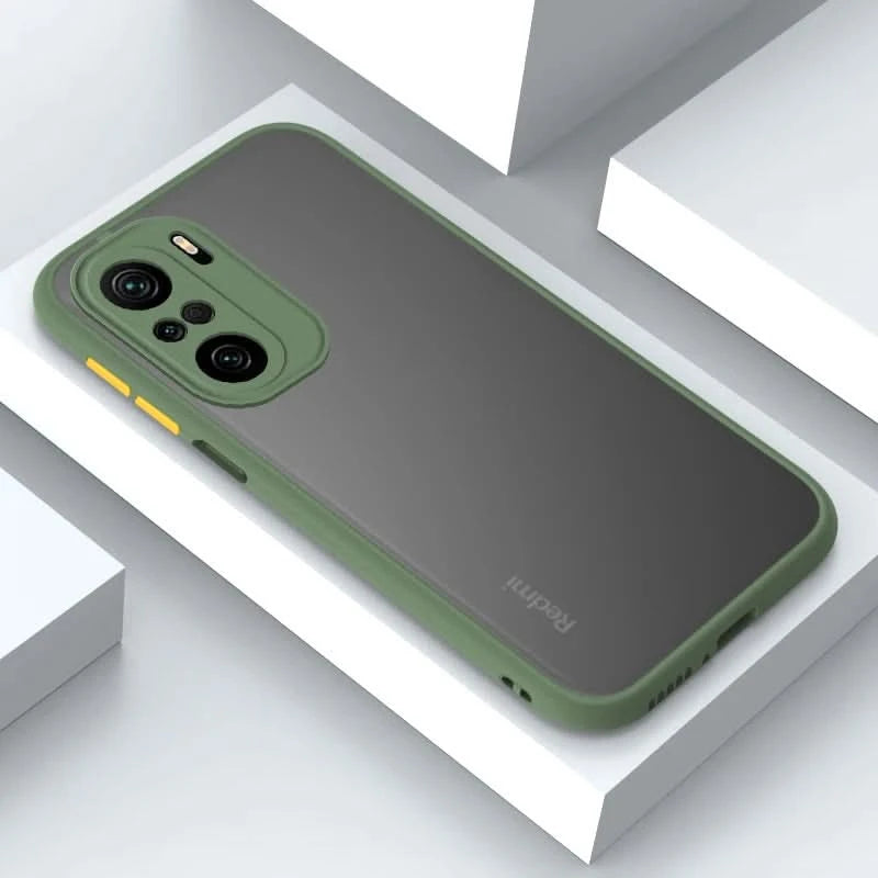 For Xiaomi POCO F3 Case Hard Transparent Matte shockproof Protective Back Cover case for xiaomi Redmi K40 Pro K40Pro phone shell - Caseverse