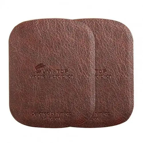 Leather Smart Phone Magnetic Metal Plate Phone Accessories Iron Sheet Disk Sticker Mount Mobile Car Phone Holder Magnet Stand