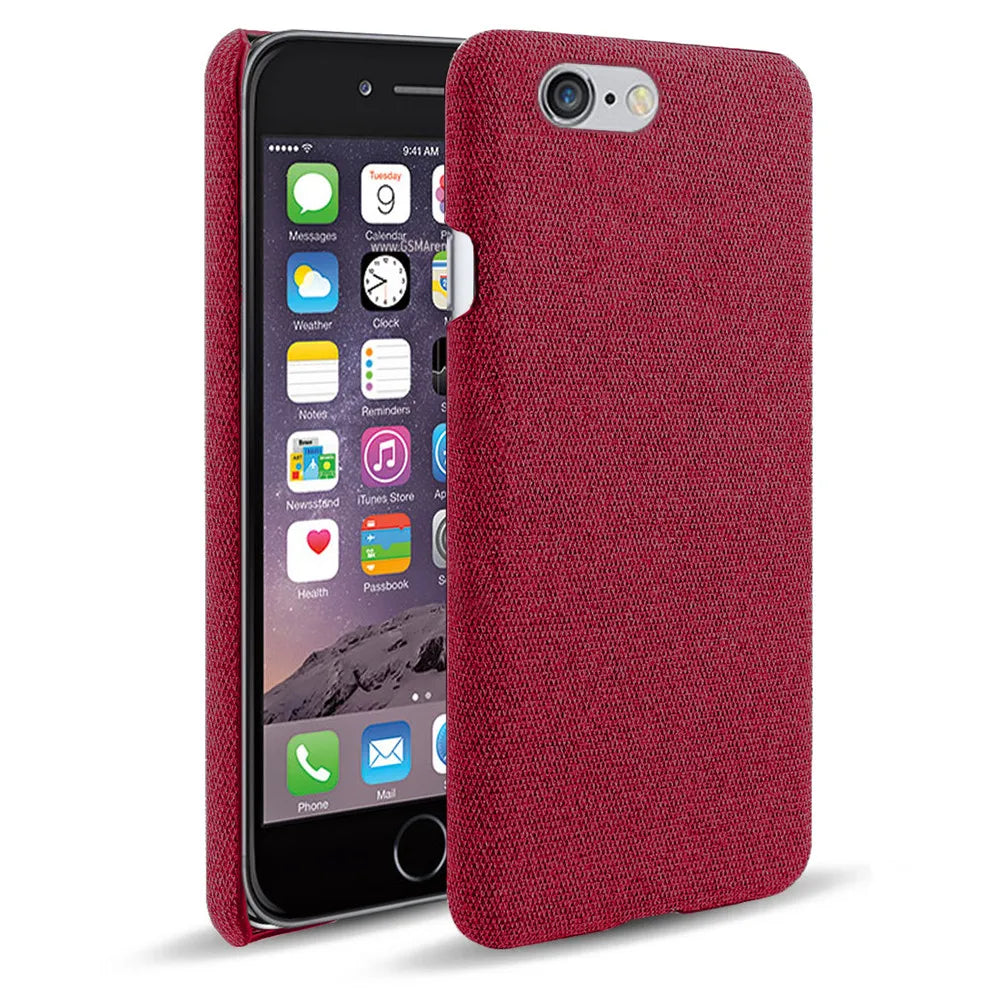 Cloth Cases For iPhone 5s 5 se 2016 Case Slim Retro Cloth Hard Phone Cover For iPhone se 2016 5 S 5G iPhone5s 4.0" Coque Funda - Caseverse