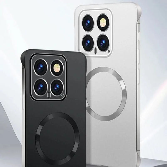 For Xiaomi 15 Pro Phone Case for XIAOMI Mi 15 15pro Xiaomi15 Metal Frameless Magnetic Lens Protective Cover Plain Back Shell - Caseverse
