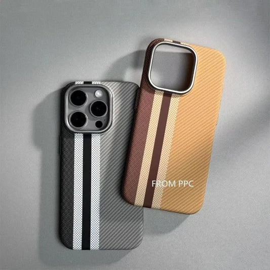 Carbon Fibre Magnetic Phone Case 16 Cover for iPhone 15 14 Pro Max Wireless Charging MagSafe Shell Alloy Camera Ring Armor Funda Caseverse