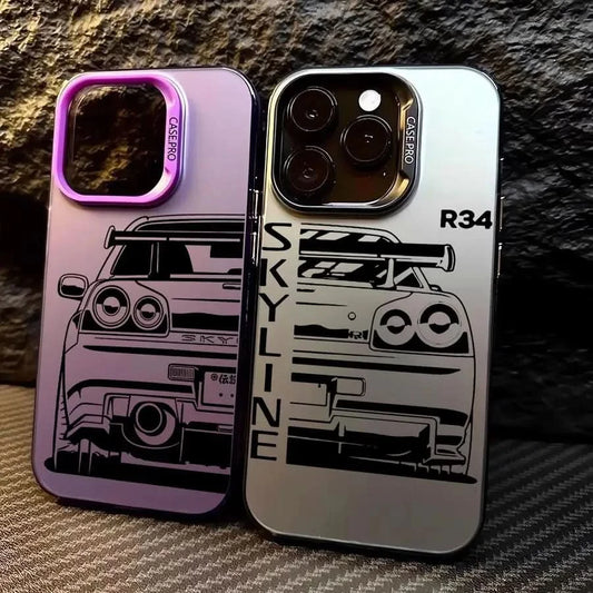 JDM Dream Car Cool Cover Phone Case for iPhone 16 Pro 15 Pro Max 14 13 12 11 XS 14 Pro Max 16 Plus 14Pro 12Pro Soft Shell - Caseverse
