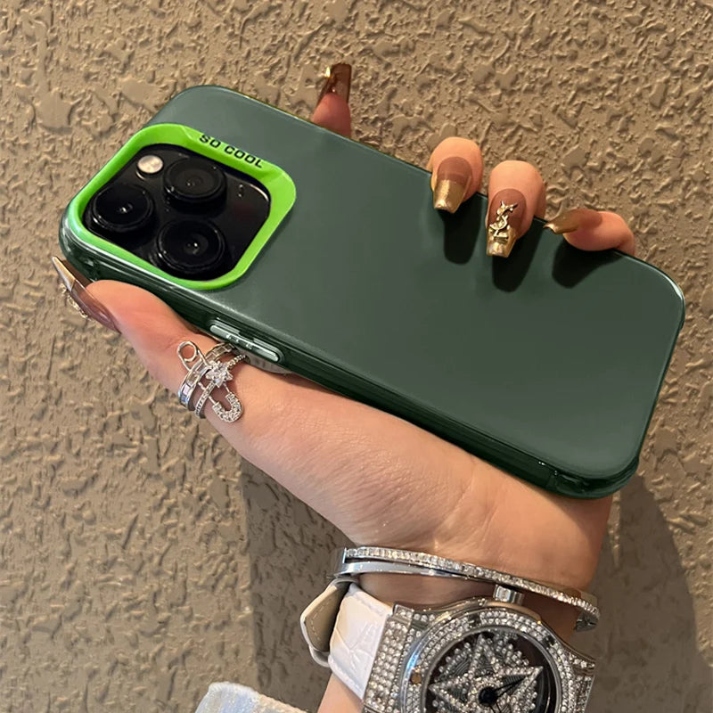 Luxury Matte Silver Electroplated Phone Case For iPhone 11 12 13 14 15 16 Pro Max Plus X Xs Max XR Shockproof Bumper Cases Cover Caseverse