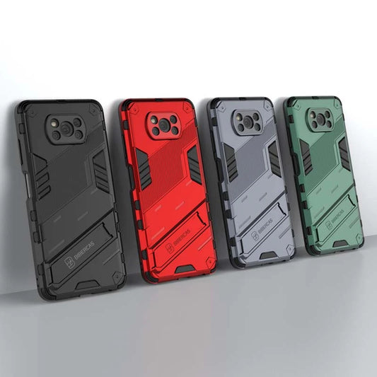 Armor Shockproof Phone Case For Xiaomi Mi Pocophone Poco X3 Pro Magnetic Car Holder Stand Cover for Poco X3 NFC Hard Rugged Case - Caseverse