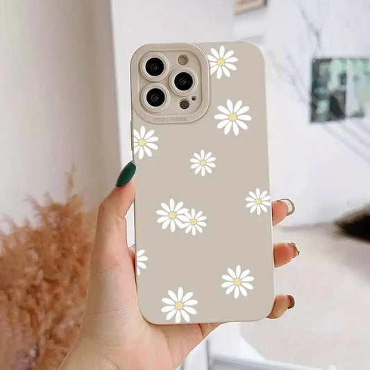 Daisy Graphic Printed Phone Case For iPhone 13 11 12 14 15 16 Pro Max Plus 16E XR 8 7 Plus SE 2022 X XS Max Soft Matte Cover - Caseverse