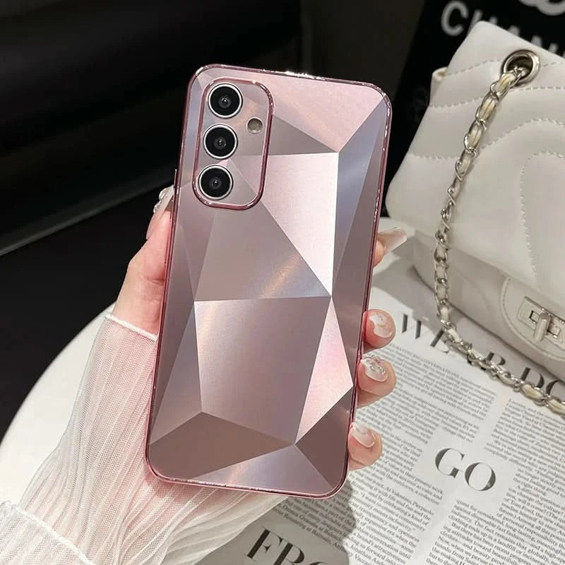 Luxury Soft TPU+PC+Acrylic Back Panel Shockproof Phone Case For Samsung S24 Ultra S22 S23 Ultra Plus FE A55 A54 A53 A34 Cover - Caseverse
