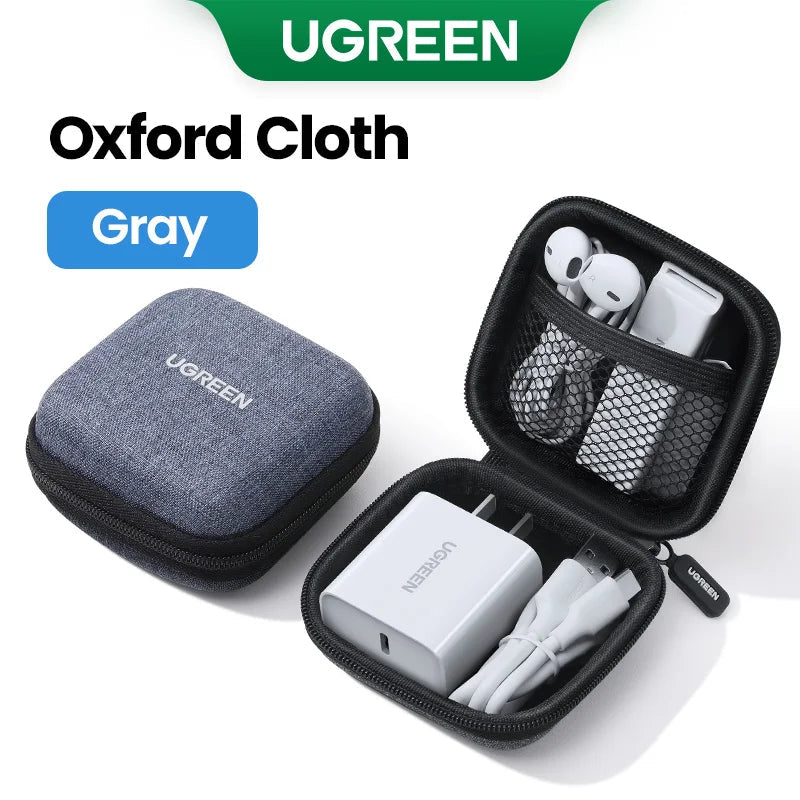 UGREEN Earphone Case Hard Headphone Bag for Airpods Earpods Sennheiser Ear Pads Wireless Bluetooth Earphone Accessories Caseverse