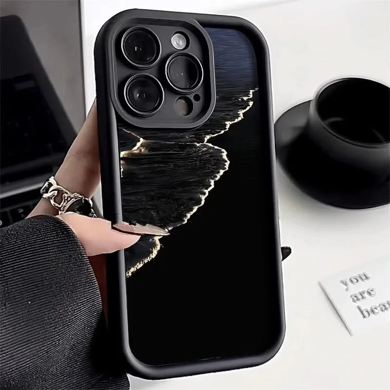 Soft Candy Liquid Silicone Phone Case For iPhone 14 15 16 Shockproof Cover - Caseverse