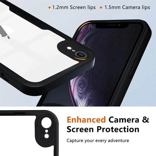 360 Degree Case For iPhone 15 14 13 12 11 Pro Max 14 Plus XS MAX XR Clear Cover Full Body Rugged Built-in Screen Protector Case - Caseverse