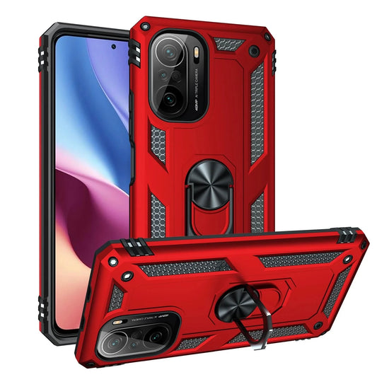 Cover Case for POCO F3 Armor Rugged Military Shockproof Ring Holder Magnet Phone Case for Xiaomi POCO F3 F 3 5G - Caseverse