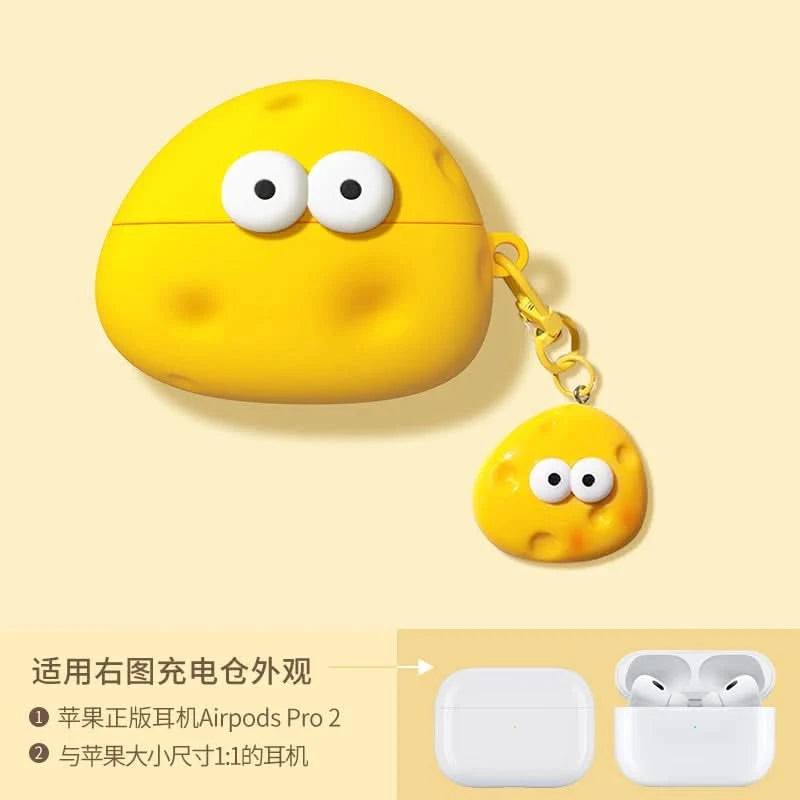 Toast Bread Donut Chocolate Cookies Case for Apple AirPods 4 1 2 3 Generation Cover for AirPods Pro 2nd Gen Air Pods Protective Caseverse