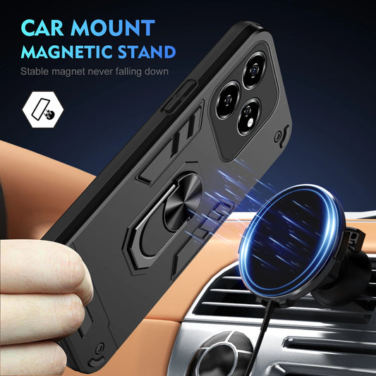 Military Grade Case for ZTE Axon 60 Lite Protective Cover Shockproof Ring Stand Holder Fundas Coque - Caseverse