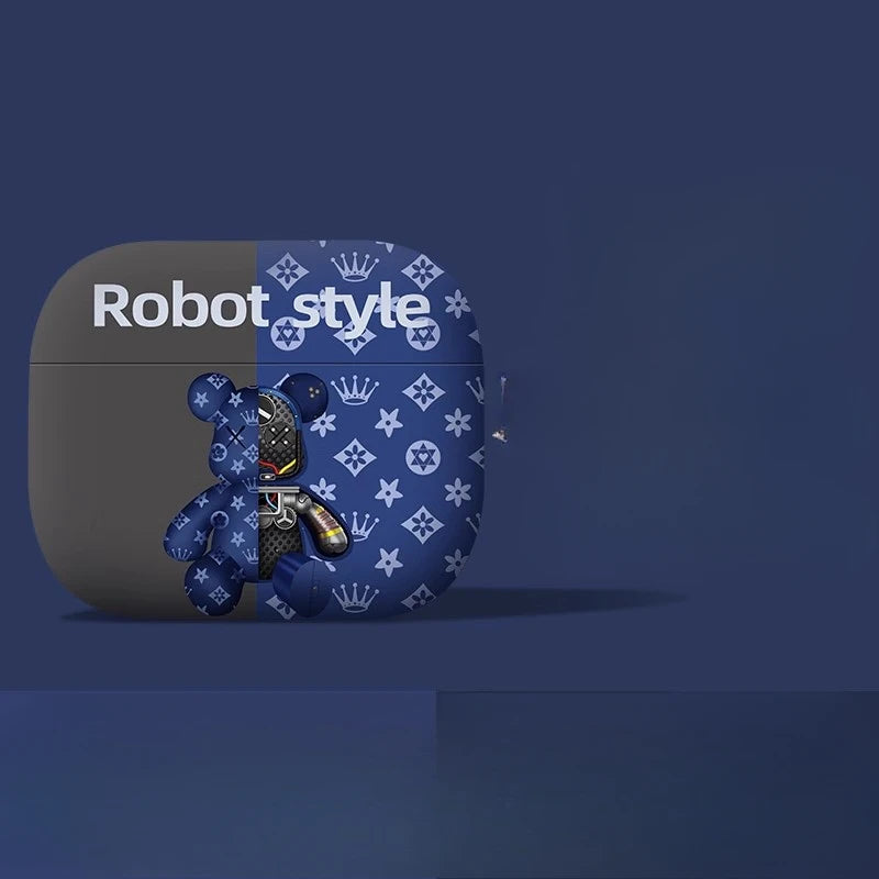 Cool Leather Grain Case for AirpPods Pro 2 Case Airpods 4 3 AirPods Pro Cover Apple Bluetooth Earphone Accessories Caseverse