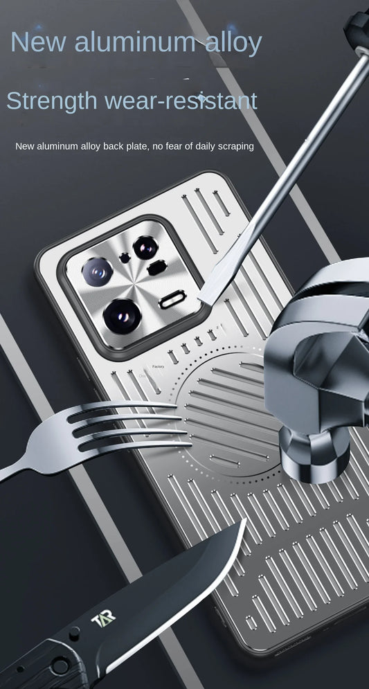 For Xiaomi Mi 13T Pro Case Luxury Hard magnetic Aluminum alloy Back Cover Protective Cases For Xiaomi Mi13T Pro Phone Shell