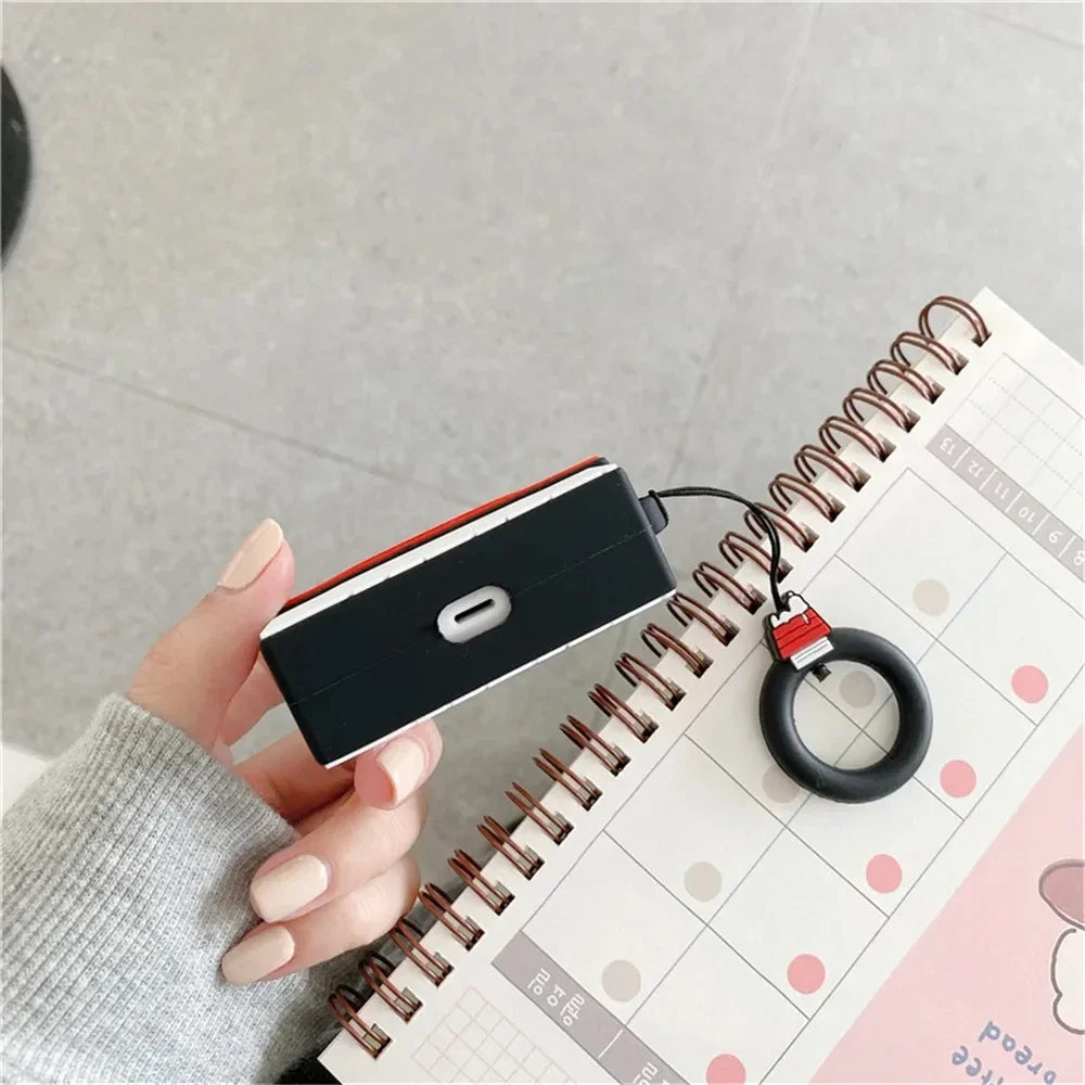 NEW MINISO Snoopy Earphone Case for Airpods Pro 1 2 3 Cartoon Silicone Wireless Bluetooth Earbuds Protective Cover With Lanyard Caseverse