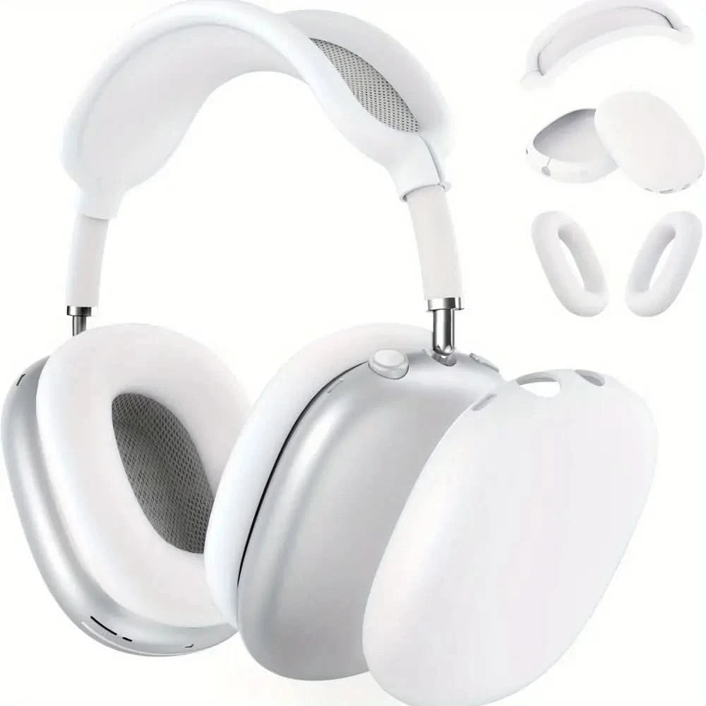 3 in 1 Soft Silicone Skin Protector Headphones Case For Airpods Max Cases Anti Scratch Shockproof Earphone Cover Accessories Caseverse