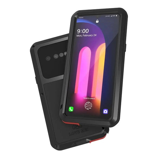Love Mei Phone Case for LG V60 Silicone Military Grade Metal Protective Case Shock Proof Dust Proof Cover - Caseverse