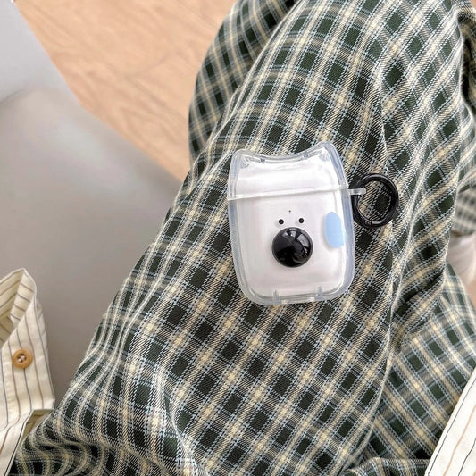 Ins 3D puppy funny dog cartoon wireless bluetooth charging box for apple airpods 1 3 pro 2nd 2 4 relif earphone case Caseverse