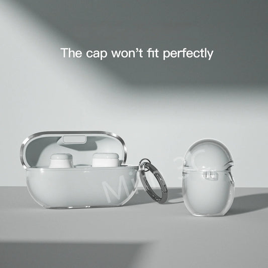 2024 New For Beats solo Buds Earbuds case Soft Transparent Protect Case With keyring Scratch resistant Case for Beats solo Buds