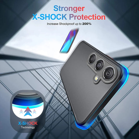 Armor Shockproof Matte Case For Samsung Galaxy A25 5G Silicone Bumper Clear Hard PC Cover Capas Sumsung A05 A05s A15 A25 A35 A55 - Caseverse