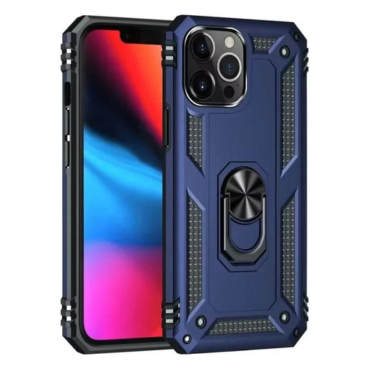 Armor Shockproof Case for iPhone 16 15 14 Plus 13 12 11 Pro Max Magentic Ring Finger Holder Military Grade Case for iPhone Cover - Caseverse