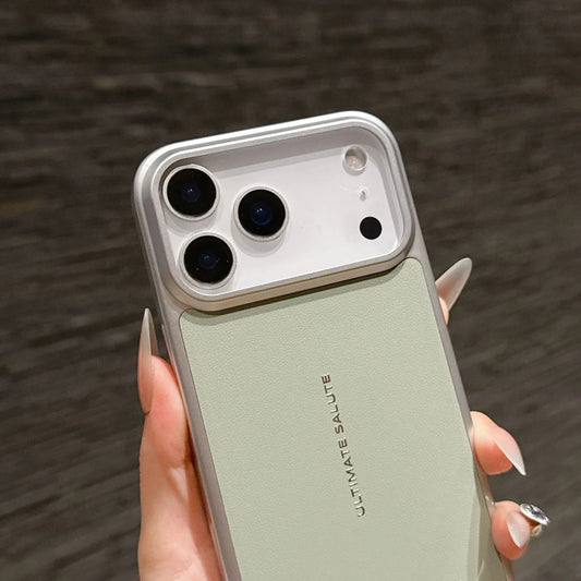 High End Business Leather Magnetic Sle Phone Case for IPhone 17 Pro Max 17 Air Plating Frame Shockproof Protection Cover MB