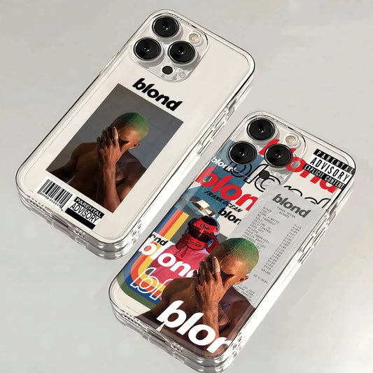 Singer Frank Blonde Oceans Hot Phone Case For iPhone 16 15 14 13 12 11 Mini Pro Max X XR XSMax 7 8 Plus SE20 Transparent Cover - Caseverse