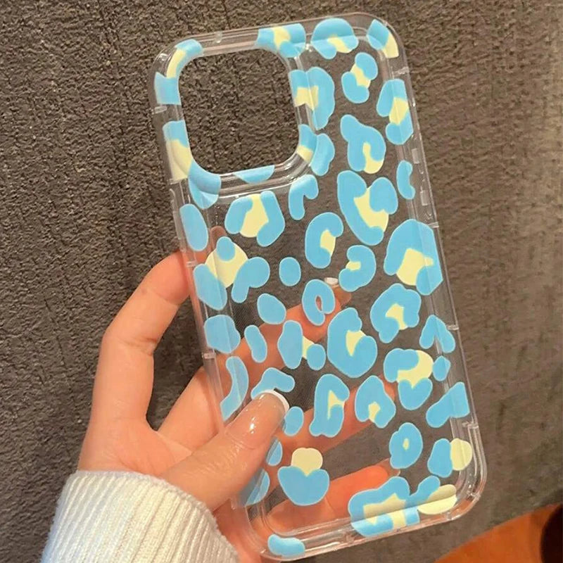 Leopard Design Stylish Pink Pattern Phone Case For iPhone 16 15 14 13 Pro Max 11 12Mini 16E SE 7 8 Plus X XR XS Soft Clear Cover - Caseverse