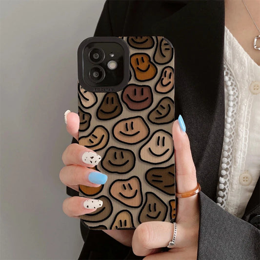 Smiles Phone Cases for IPhone 11 Case 14 Pro Max 15 Pro Max IPhone Case for IPhone 13 - Caseverse