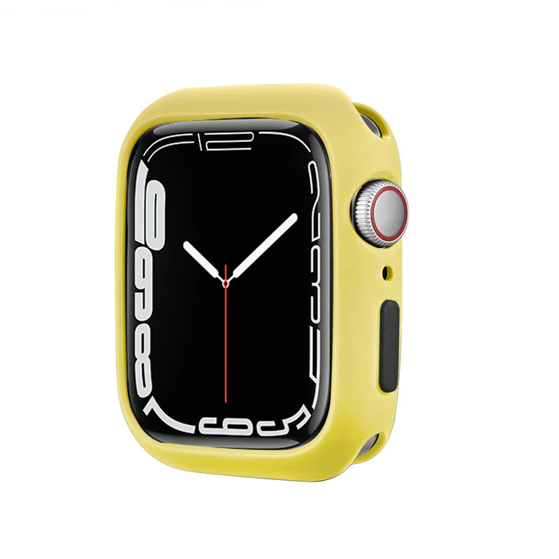 Candy Soft Silicone Case for Apple Watch Cover 9 8 7 6 Se 5 45mm 42mm 38 Protection Iwatch Serie 44mm 40mm 41mm Bumper for women