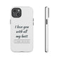 I Love You With All My Butt Tough Personalized Phone Case Printify