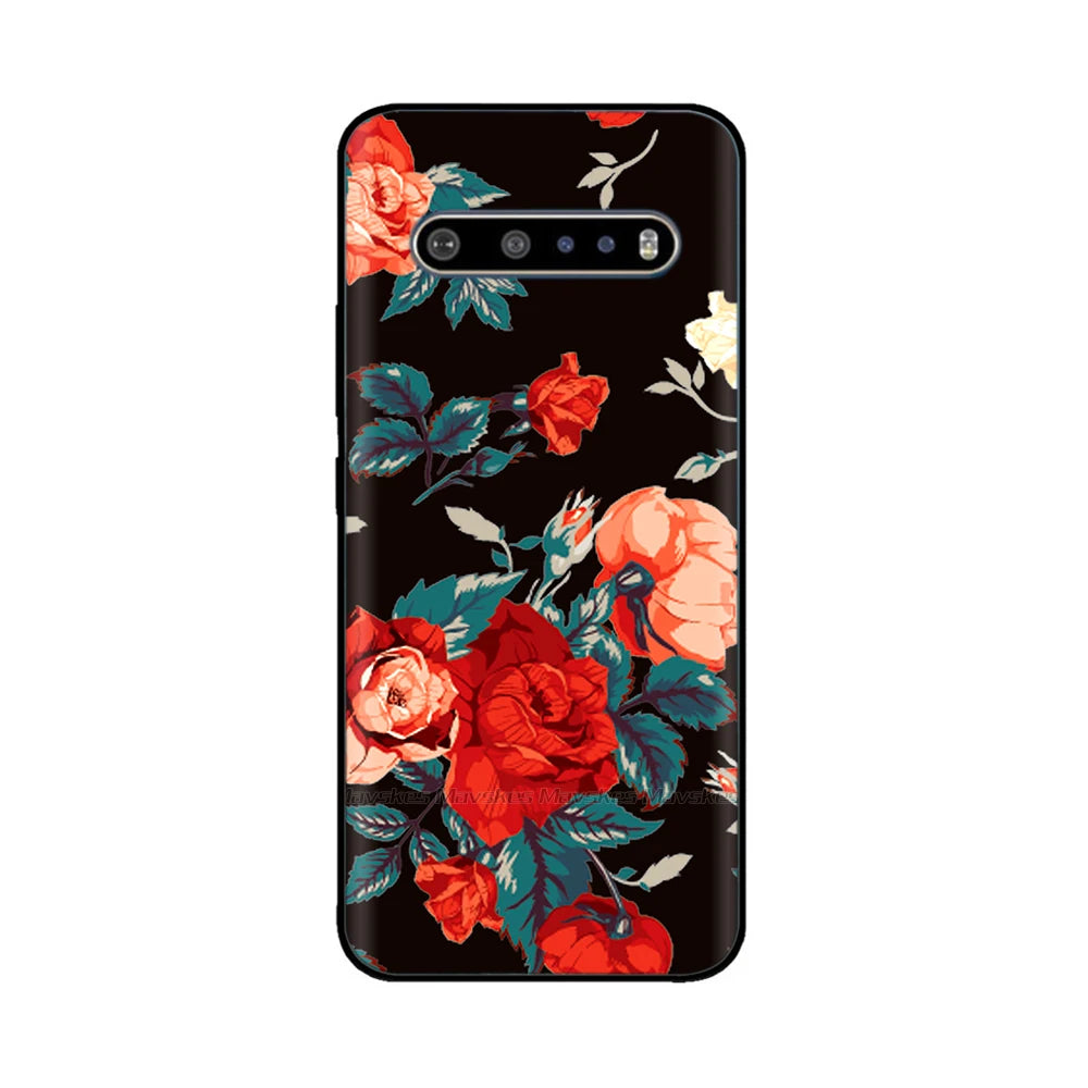 For LG V60 ThinQ Case 6.8" Soft Silicon Tpu Phone Cover Funda For LG V60 ThinQ 5G V 60 Back Cover lgV60 ThinQ coque Bumper Shell