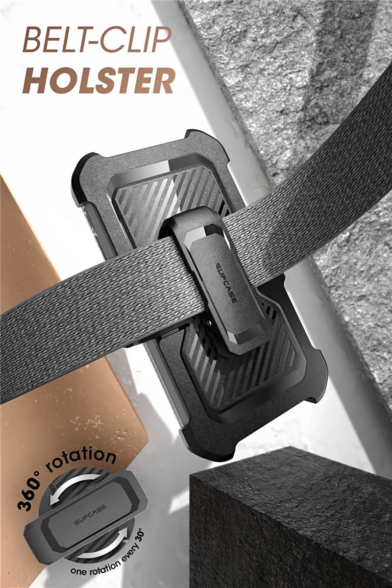 For iPhone 11 Case 6.1" (2019 Release) SUPCASE UB Pro Full-Body Rugged Holster Cover with Built-in Screen Protector & Kickstand - Caseverse