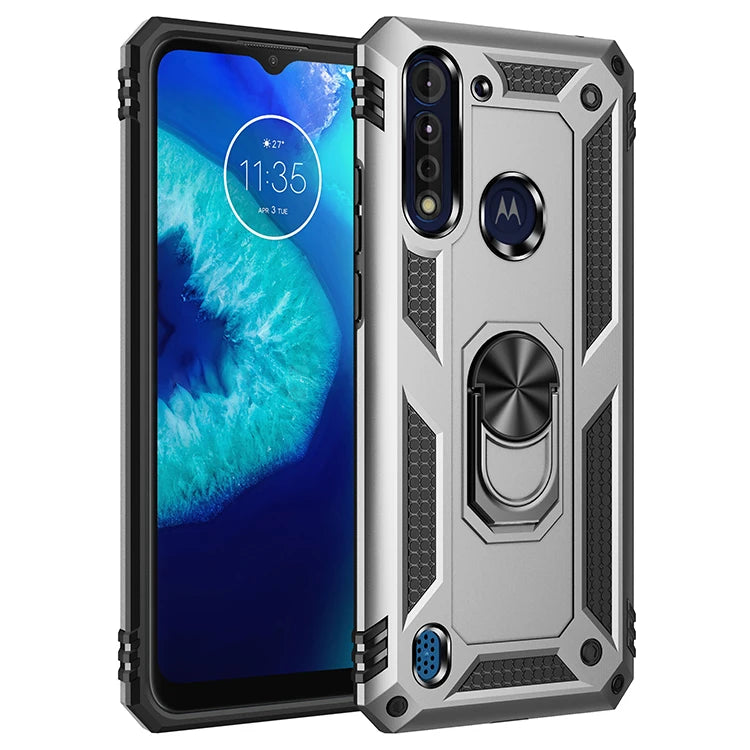 for Moto G8 Power Lite for Phone Moto G 8 Power Lite Case Shockproof Armor Rugged Military Protective Car Holder Magnetic Cover - Caseverse