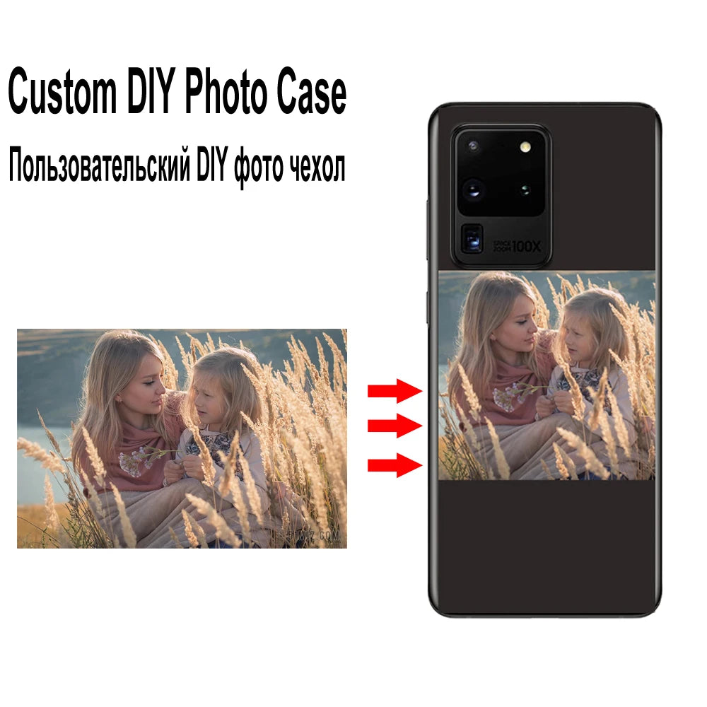 Custom Case for iPhone 16 16e 15 14 13 12 11 Pro Max Mini SE XS XR 7 8 Plus Cover DIY Photo Soft Matte Silicone Shockproof Funda - Caseverse