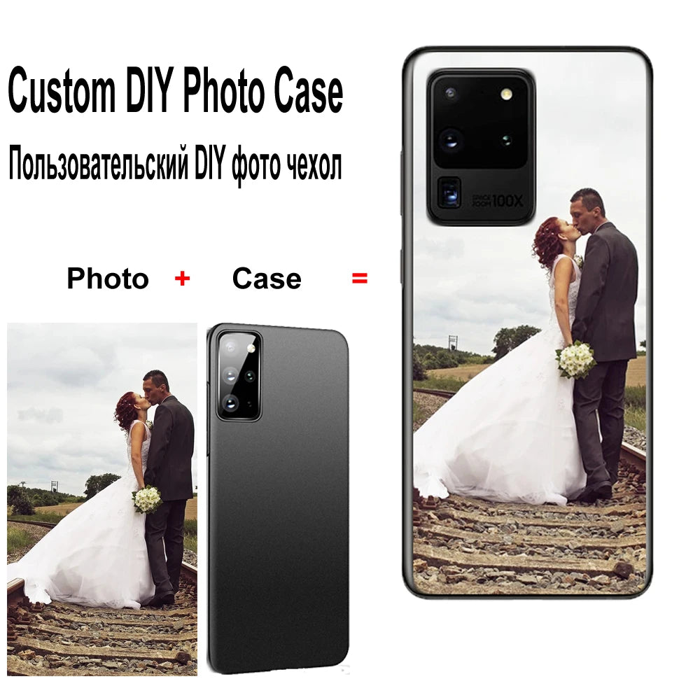 Custom Case for iPhone 16 16e 15 14 13 12 11 Pro Max Mini SE XS XR 7 8 Plus Cover DIY Photo Soft Matte Silicone Shockproof Funda - Caseverse