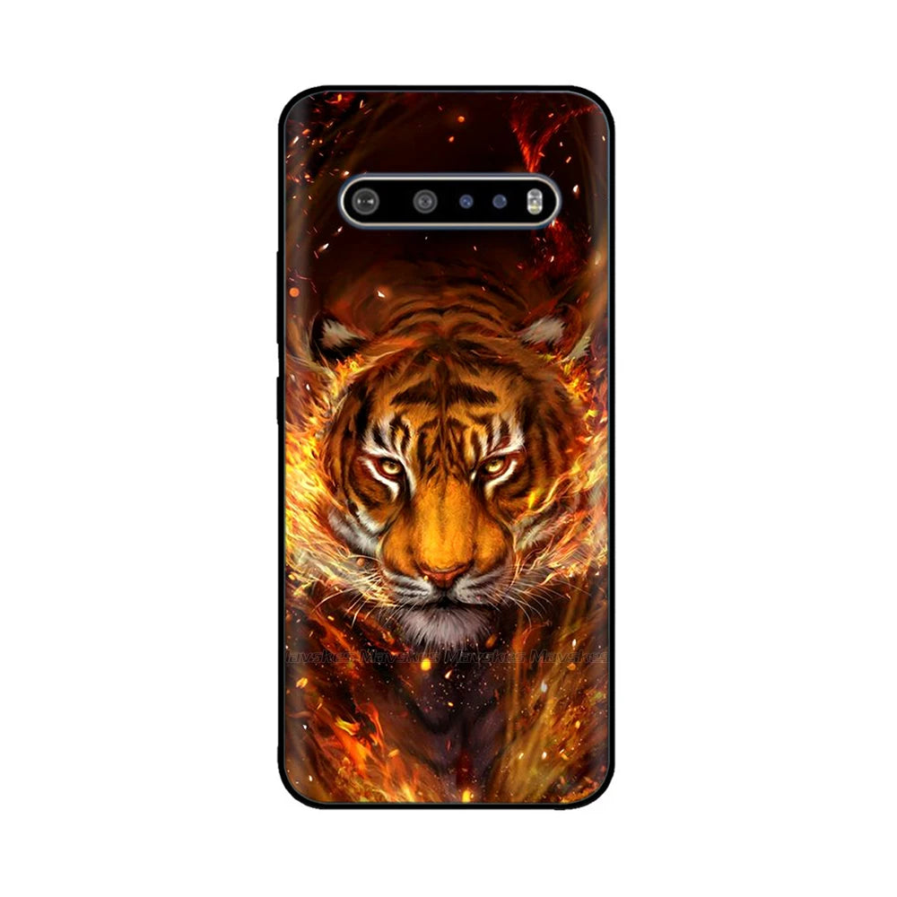 For LG V60 ThinQ Case 6.8" Soft Silicon Tpu Phone Cover Funda For LG V60 ThinQ 5G V 60 Back Cover lgV60 ThinQ coque Bumper Shell - Caseverse