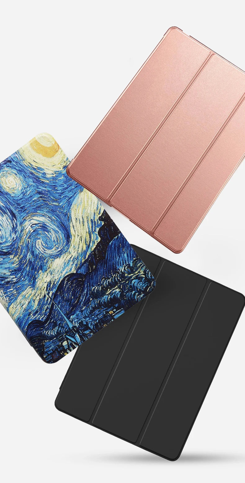 Case For iPad Air 1 2013 9.7 Flip Trifold Stand Case PU Leather Full Smart Auto Wake Cover For ipad air1 A1474 A1475 A1476 Cases