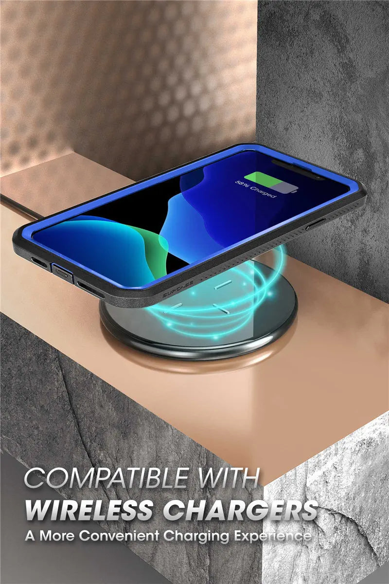 For iPhone 11 Case 6.1" (2019 Release) SUPCASE UB Pro Full-Body Rugged Holster Cover with Built-in Screen Protector & Kickstand - Caseverse