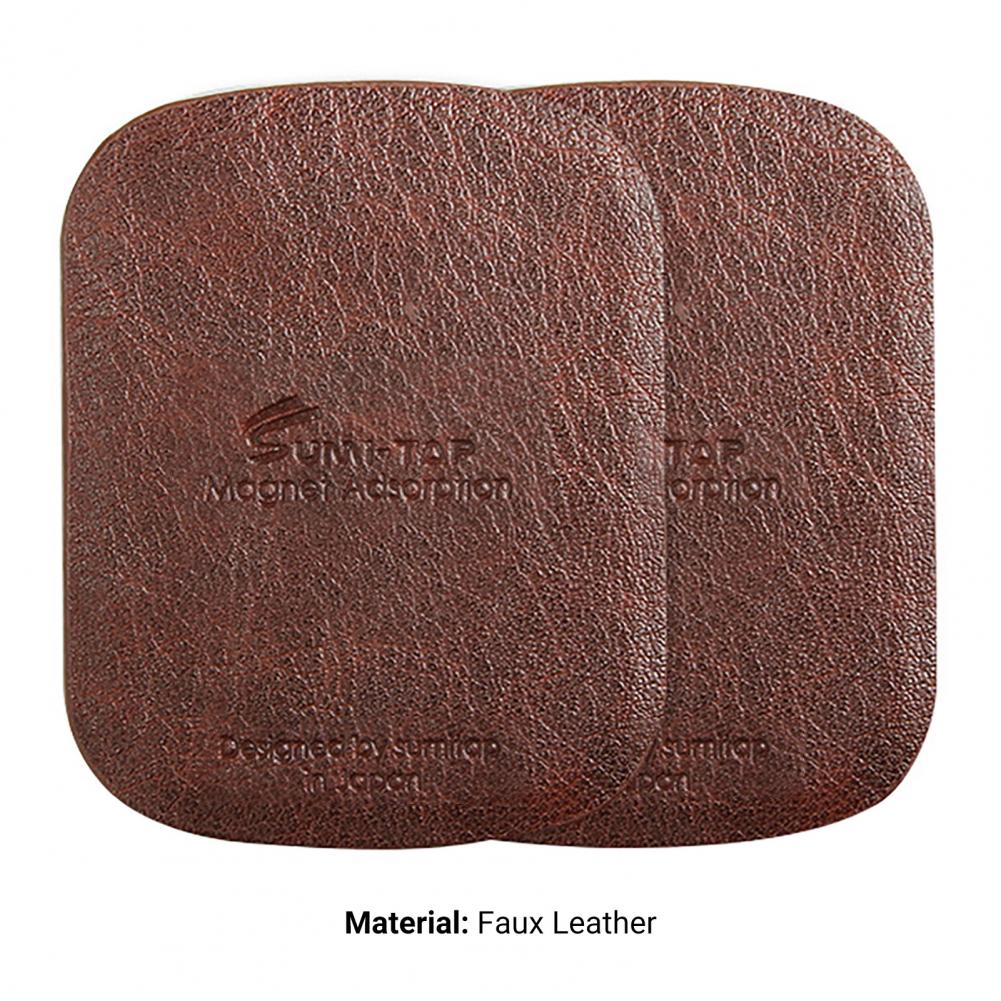 Leather Smart Phone Magnetic Metal Plate Phone Accessories Iron Sheet Disk Sticker Mount Mobile Car Phone Holder Magnet Stand