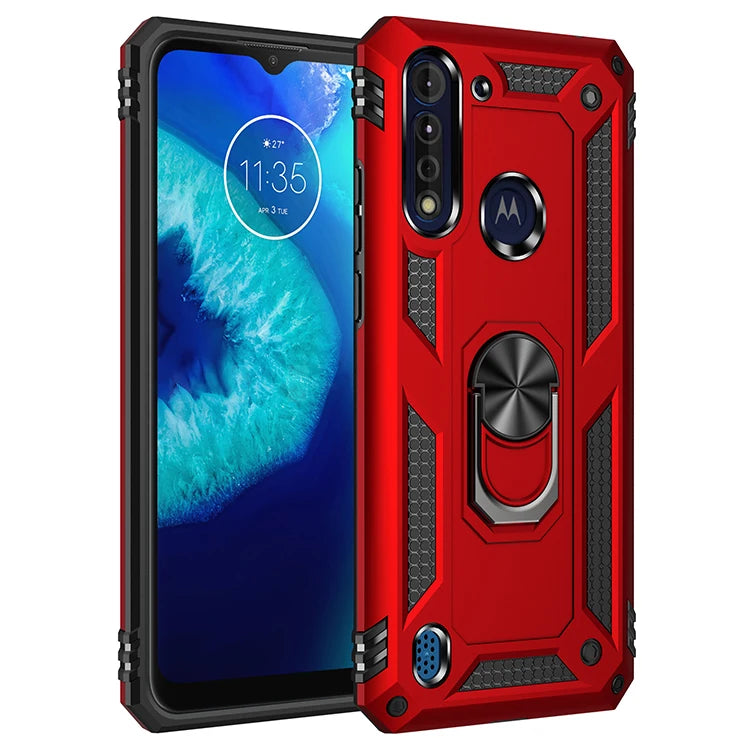 for Moto G8 Power Lite for Phone Moto G 8 Power Lite Case Shockproof Armor Rugged Military Protective Car Holder Magnetic Cover - Caseverse