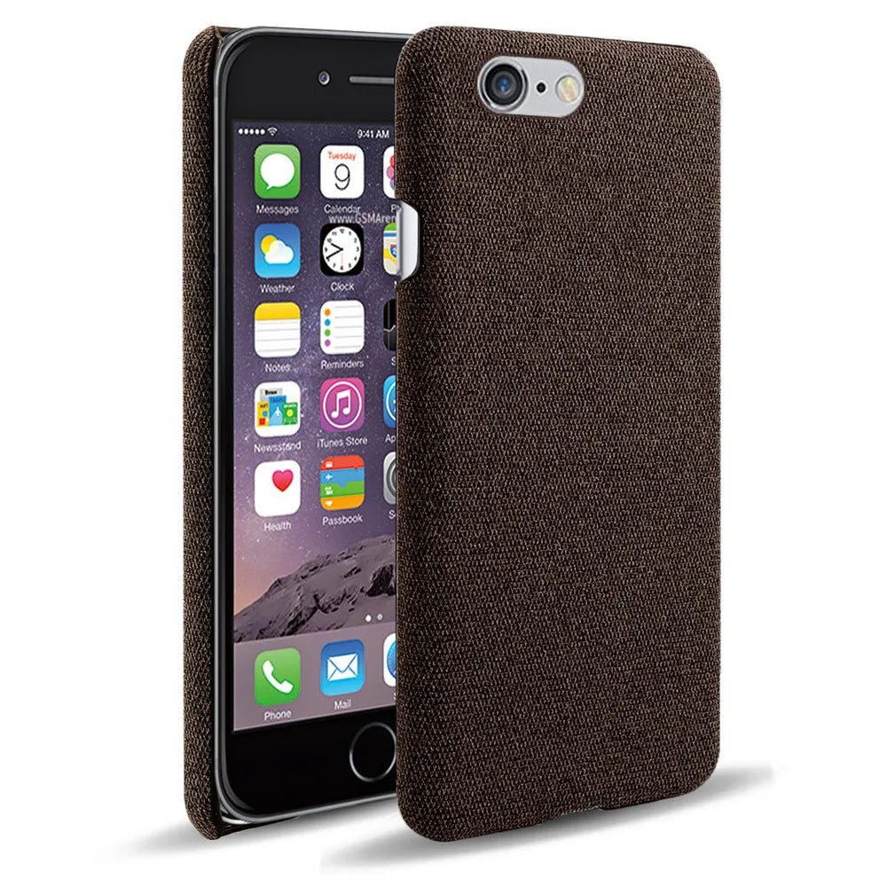 Cloth Cases For iPhone 5s 5 se 2016 Case Slim Retro Cloth Hard Phone Cover For iPhone se 2016 5 S 5G iPhone5s 4.0" Coque Funda - Caseverse