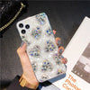 Luxury Marble Phone Case For iPhone 16 15 14 13 12 11 Pro Max 16 Plus XR Case Glitter Bling Diamond Rhinestone Love Heart Cover - Caseverse