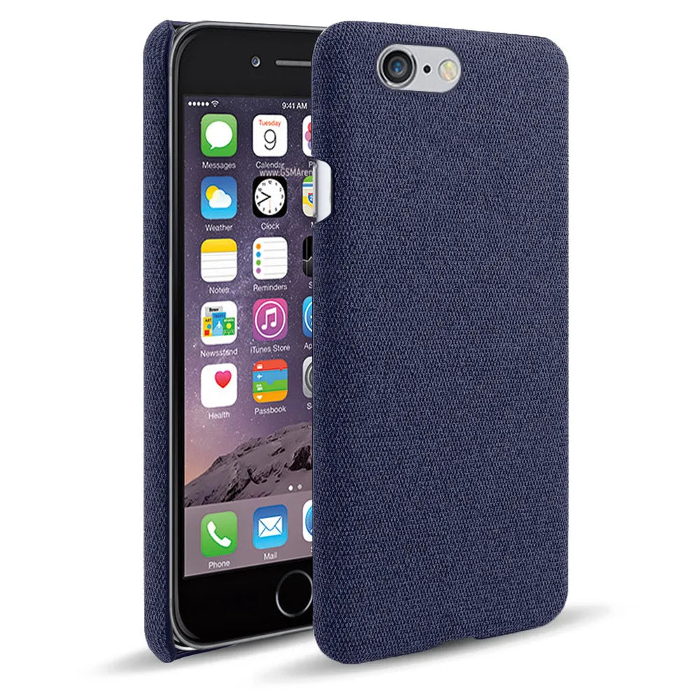 Cloth Cases For iPhone 5s 5 se 2016 Case Slim Retro Cloth Hard Phone Cover For iPhone se 2016 5 S 5G iPhone5s 4.0" Coque Funda - Caseverse