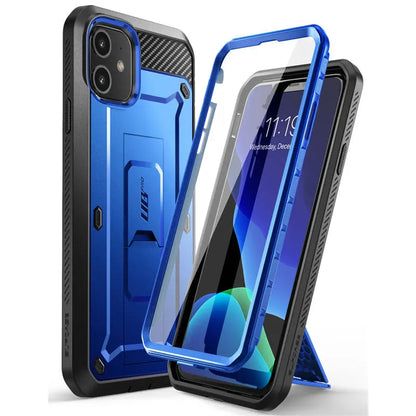 For iPhone 11 Case 6.1" (2019 Release) SUPCASE UB Pro Full-Body Rugged Holster Cover with Built-in Screen Protector & Kickstand Caseverse