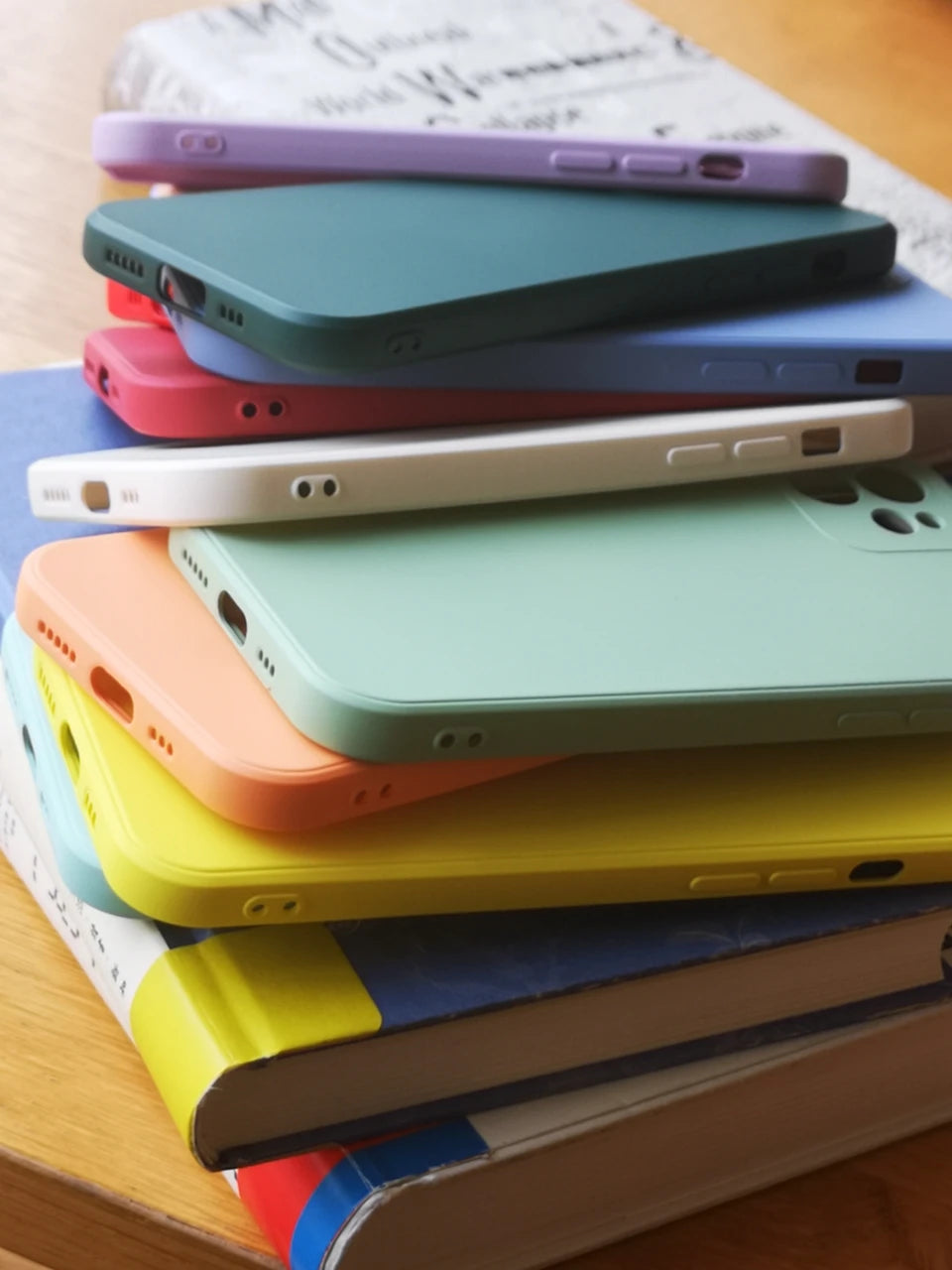 Luxury Liquid Silicone Shockproof Case for iPhone 14 15 Plus X XS XR Max Mini Back Soft Cover - Caseverse