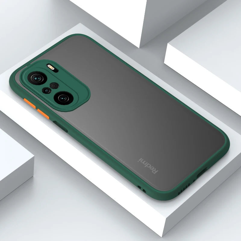 For Xiaomi POCO F3 Case Hard Transparent Matte shockproof Protective Back Cover case for xiaomi Redmi K40 Pro K40Pro phone shell - Caseverse