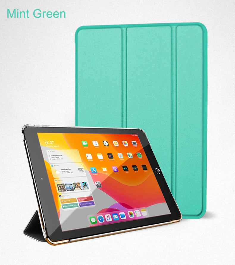 Case For iPad Air 1 2013 9.7 Flip Trifold Stand Case PU Leather Full Smart Auto Wake Cover For ipad air1 A1474 A1475 A1476 Cases