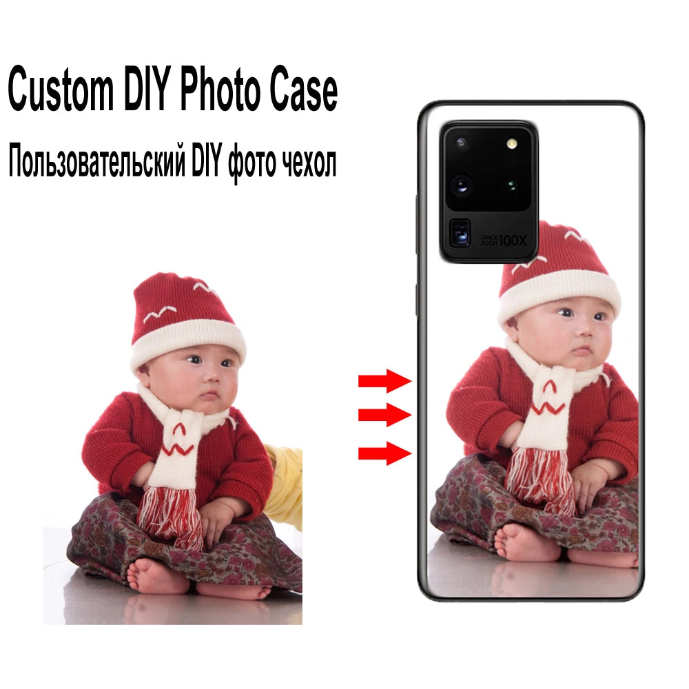 Custom Case for iPhone 16 16e 15 14 13 12 11 Pro Max Mini SE XS XR 7 8 Plus Cover DIY Photo Soft Matte Silicone Shockproof Funda - Caseverse