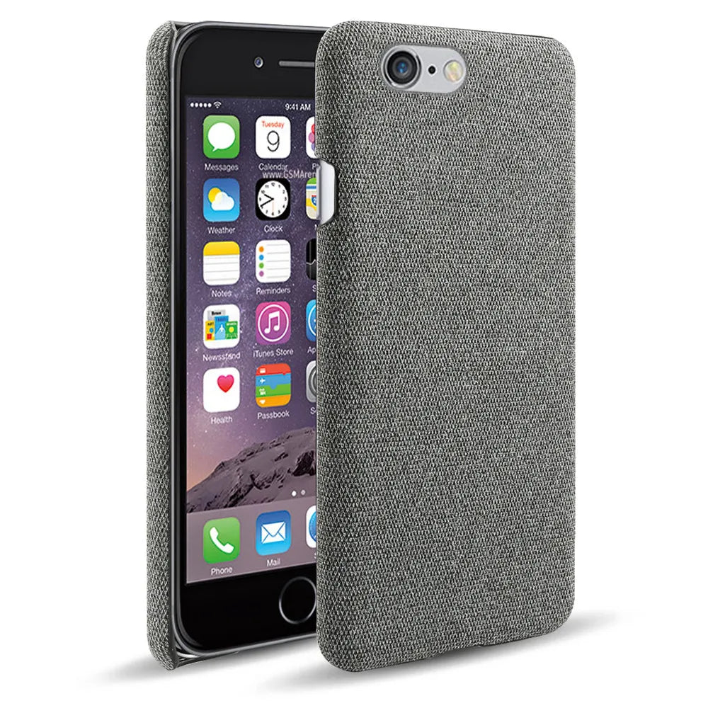 Cloth Cases For iPhone 5s 5 se 2016 Case Slim Retro Cloth Hard Phone Cover For iPhone se 2016 5 S 5G iPhone5s 4.0" Coque Funda - Caseverse